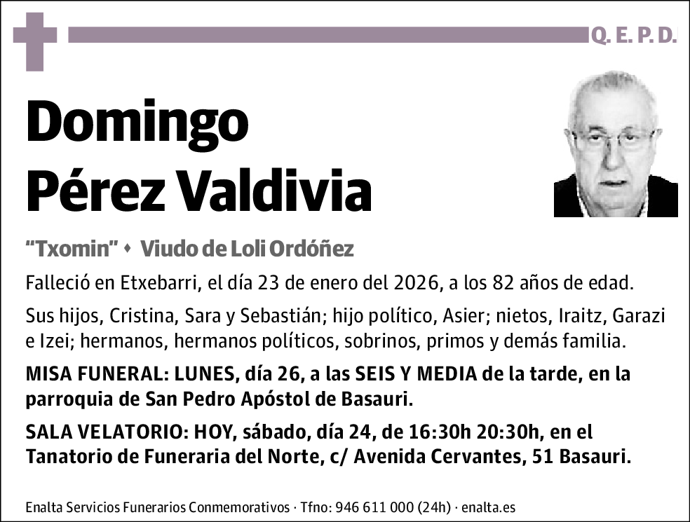 Domingo Pérez Valdivia
