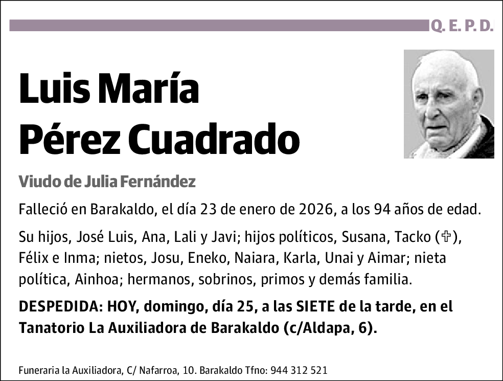 Luis María Pérez Cuadrado