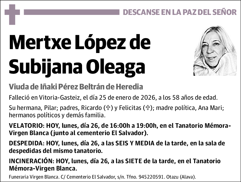 Mertxe López de Subijana Oleaga
