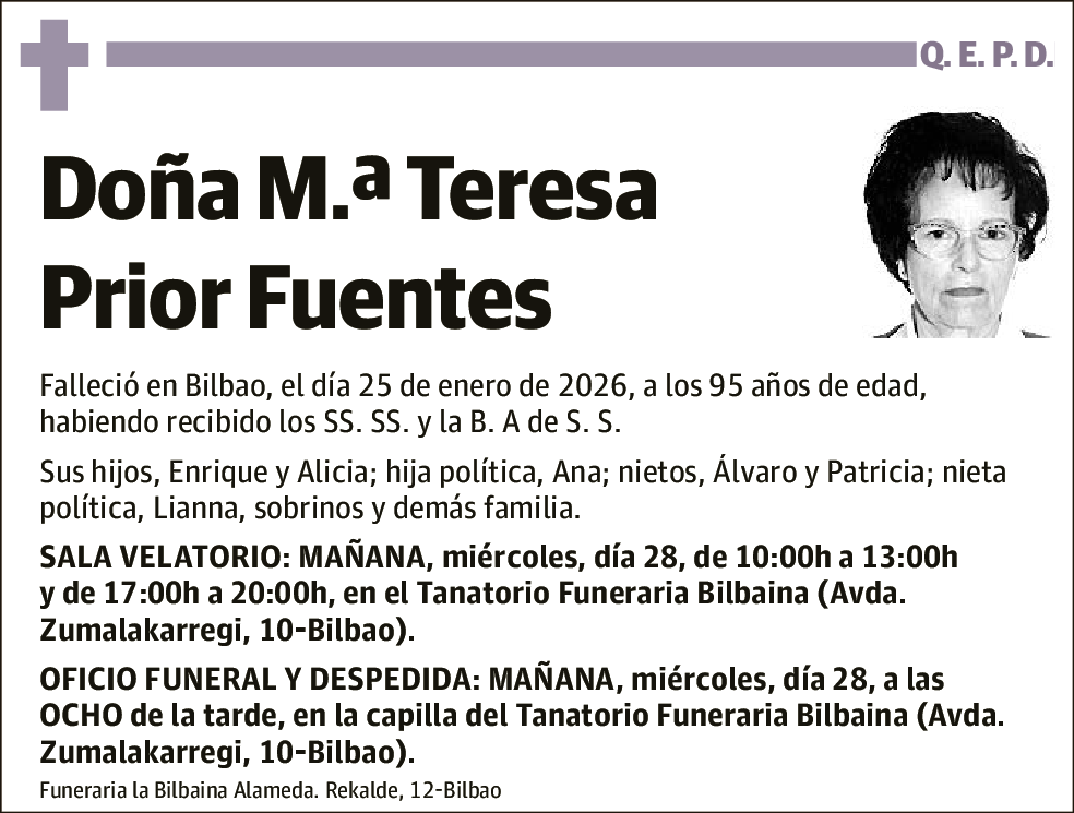 M.ª Teresa Prior Fuentes