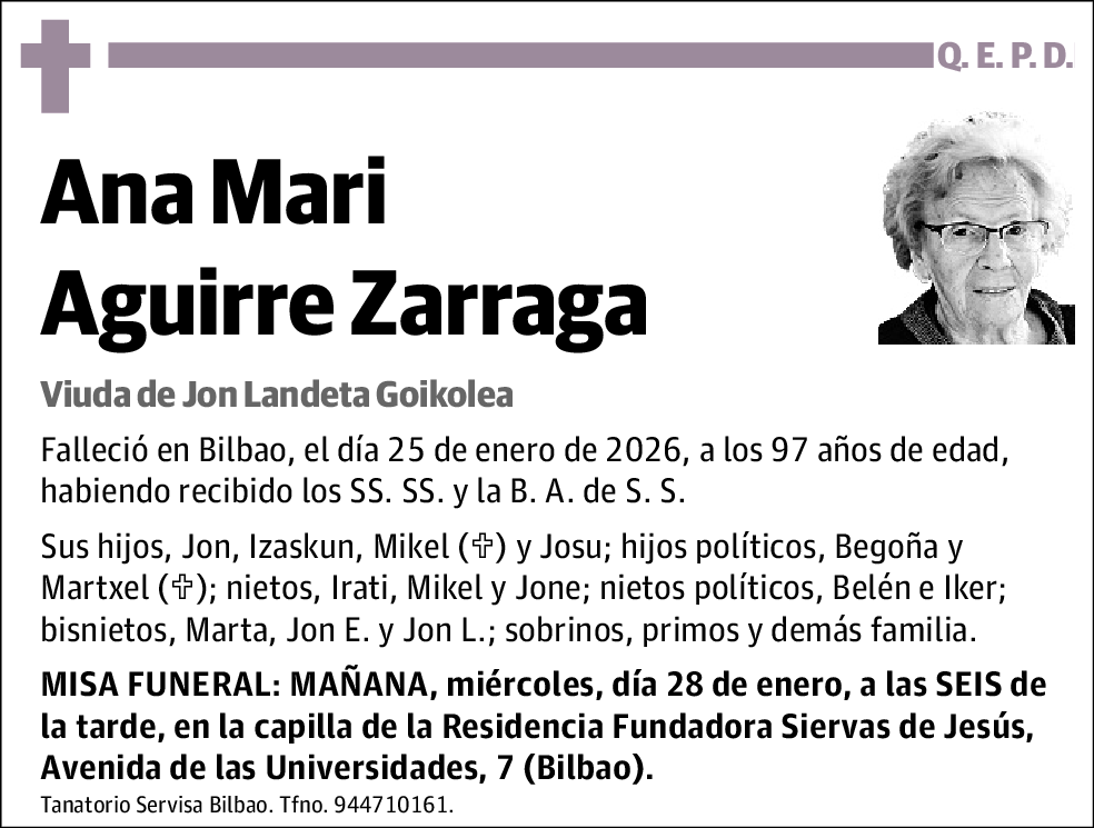 Ana Mari Aguirre Zarraga