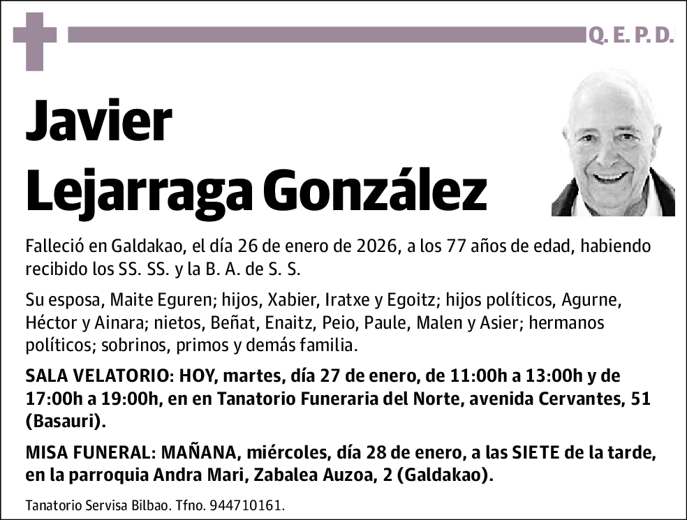 Javier Lejarraga González