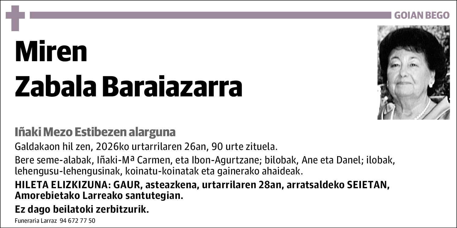 Miren Zabala Baraiazarra