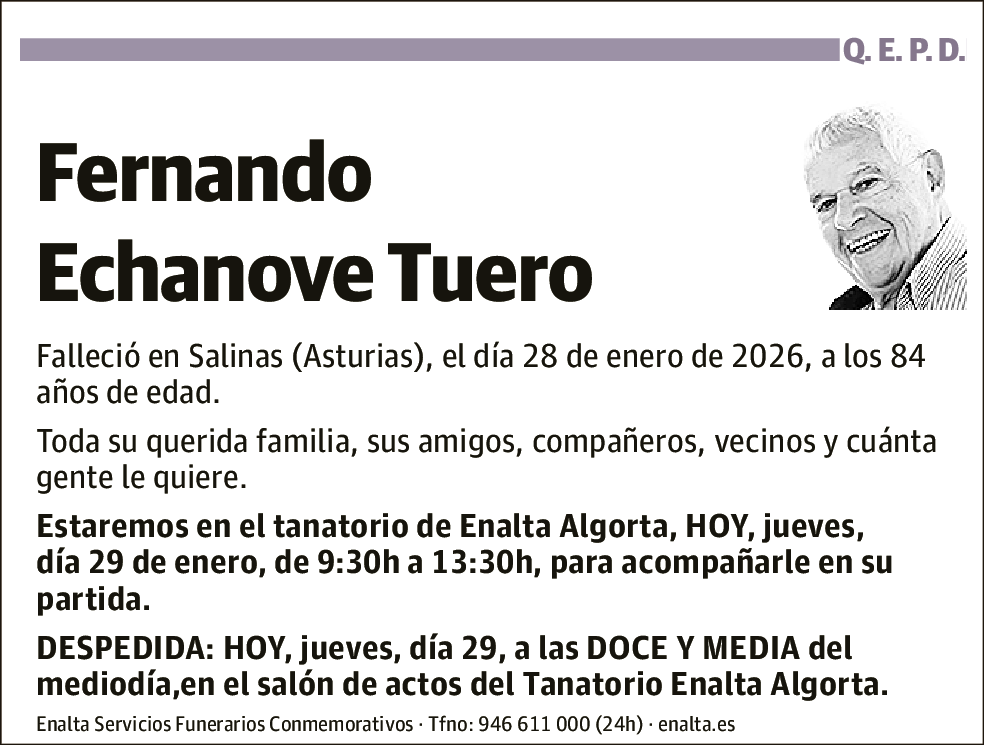 Fernando Echanove Tuero