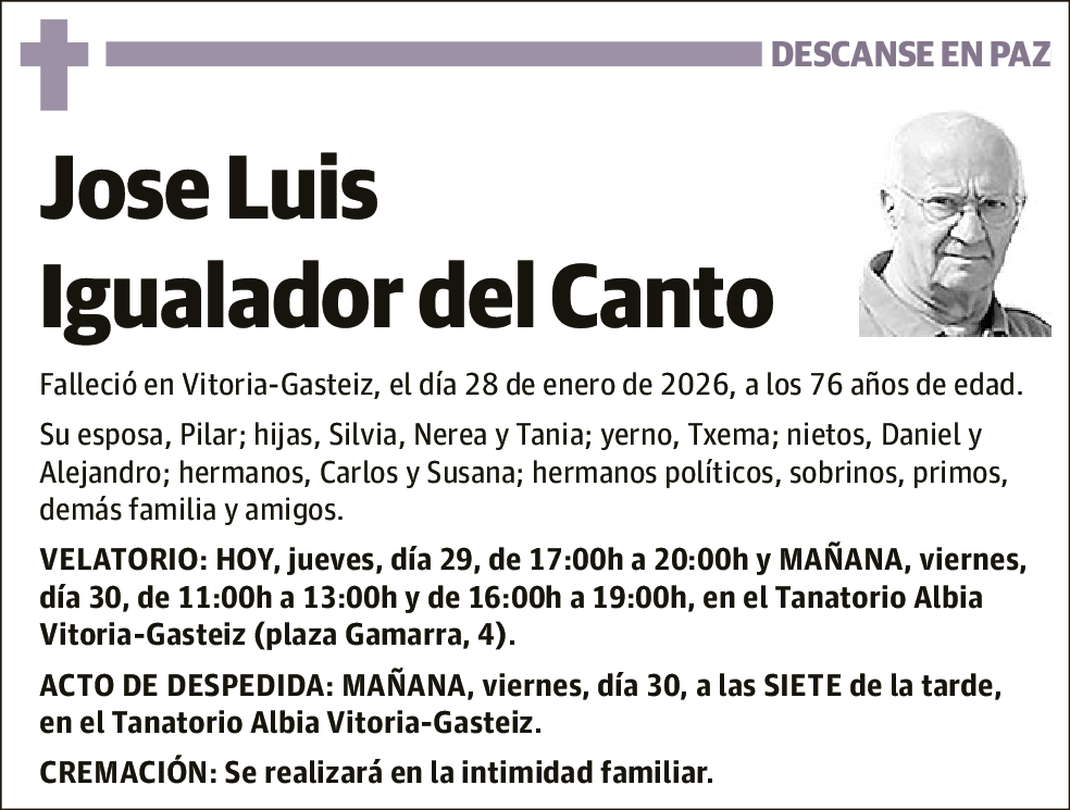 Jose Luis Igualador del Canto