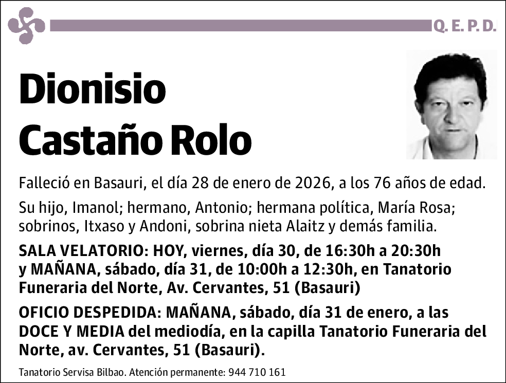 Dionisio Castaño Rolo