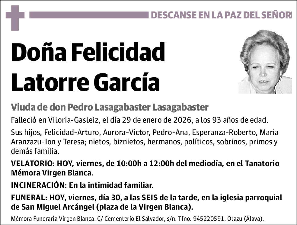 Felicidad Latorre García