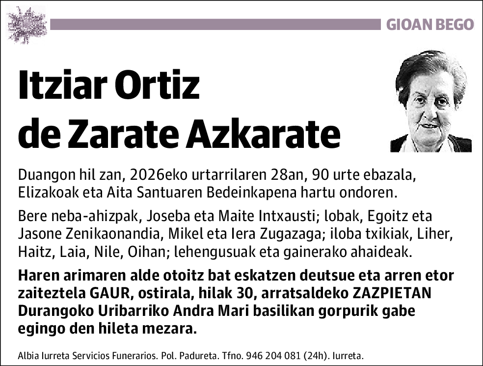 Itziar Ortiz de Zarate Azkarate