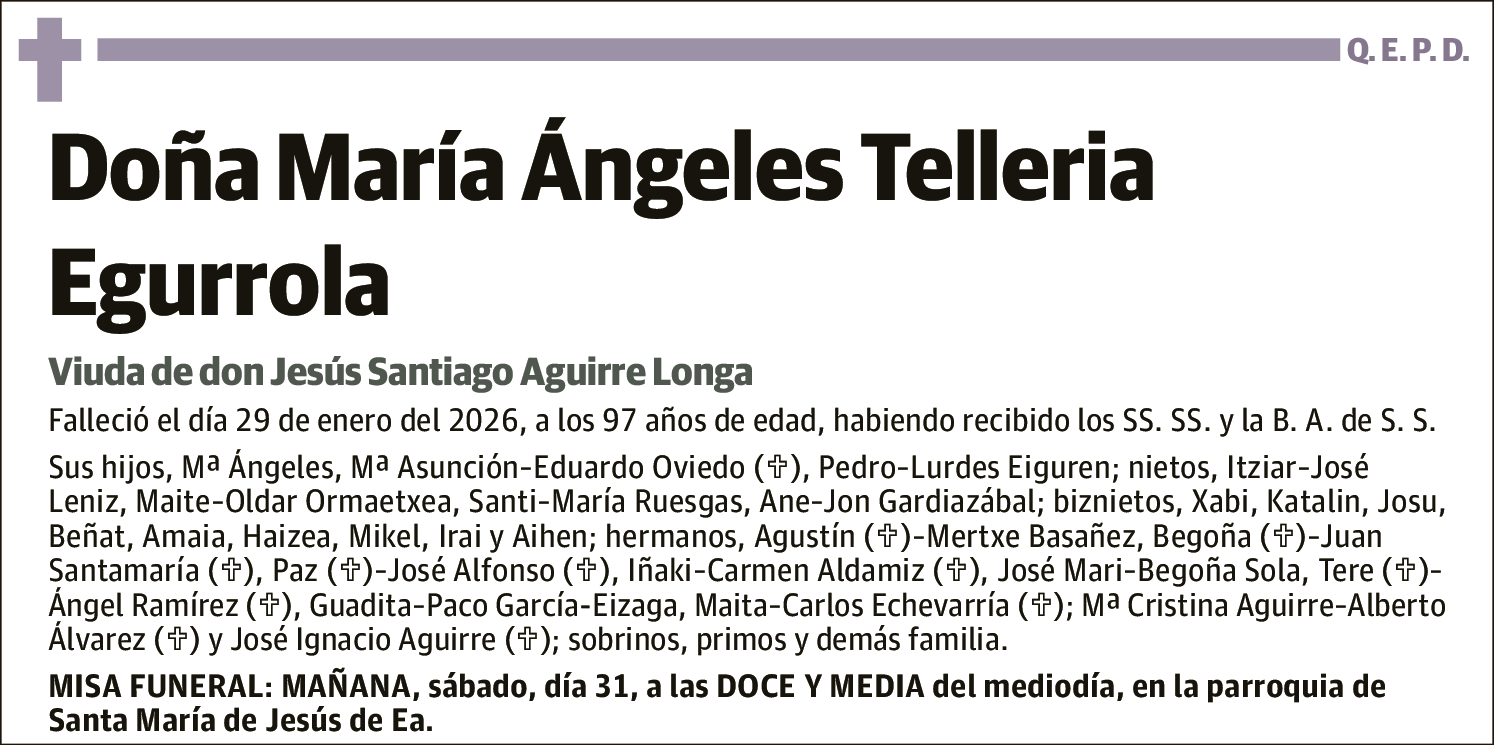 María Ángeles Telleria Egurrola