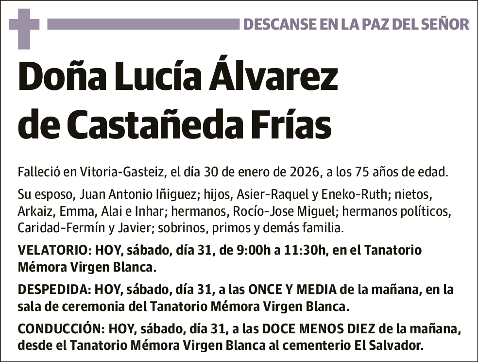 Lucía Álvarez de Castañeda Frías