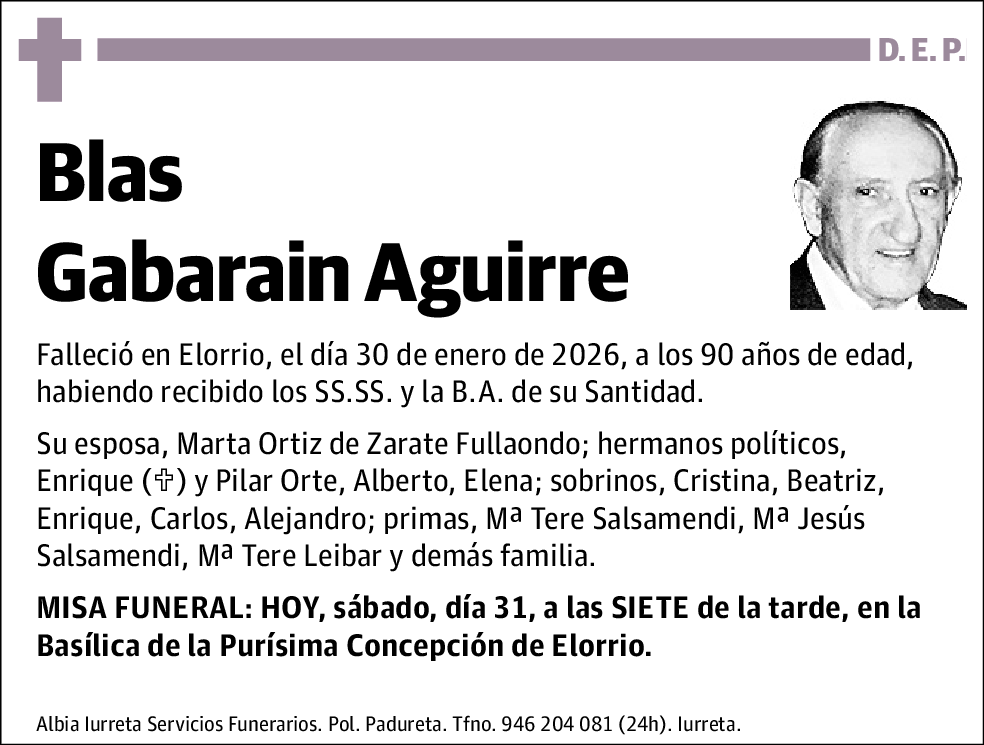 Blas Gabarain Aguirre