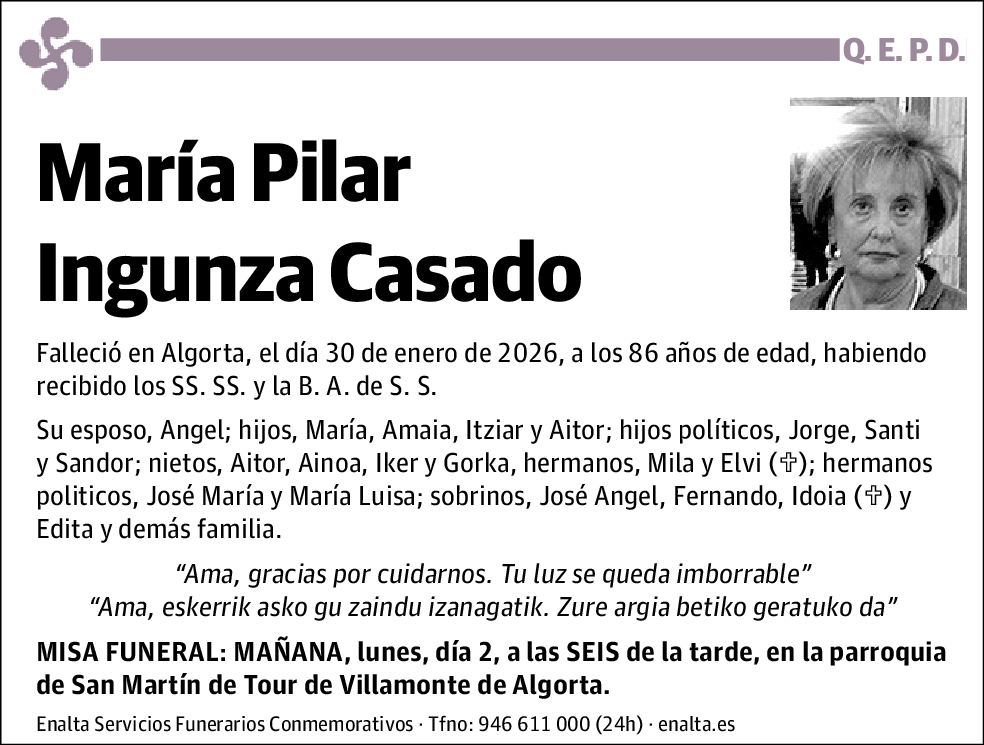 María Pilar Ingunza Casado