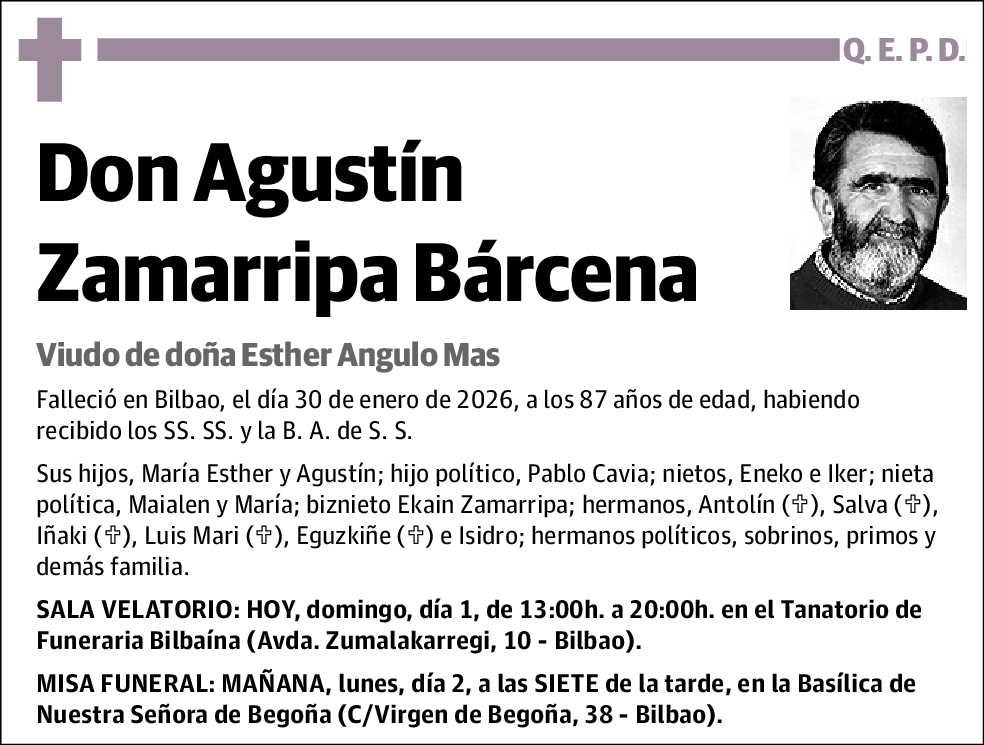 Agustín Zamarripa Bárcena