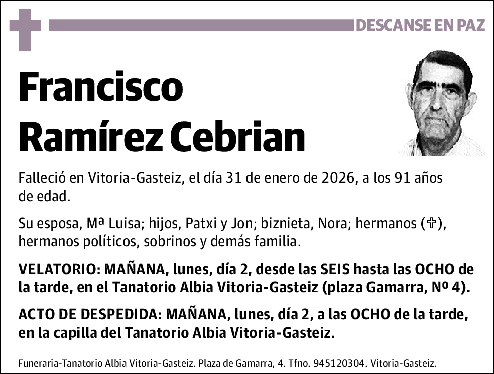 Francisco Ramírez Cebrian