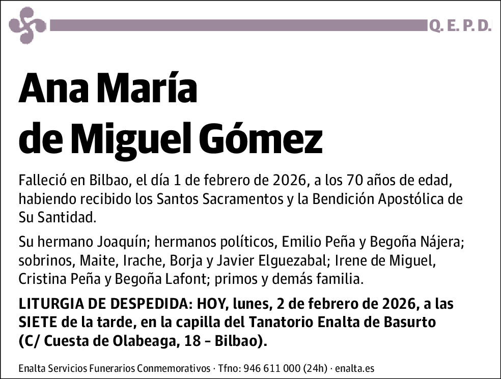 Ana María de Miguel Gómez