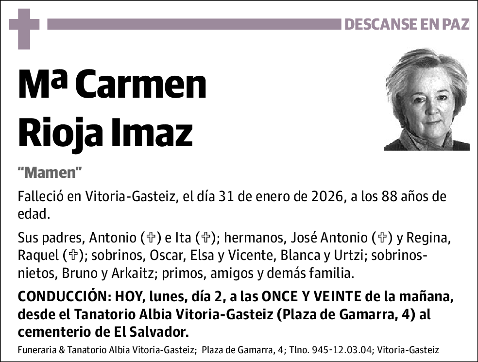 Maria Carmen Rioja Imaz