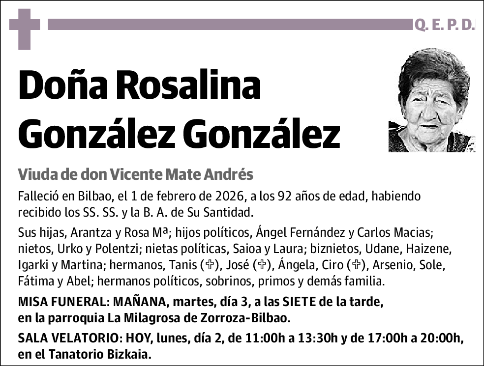 Rosalina González González