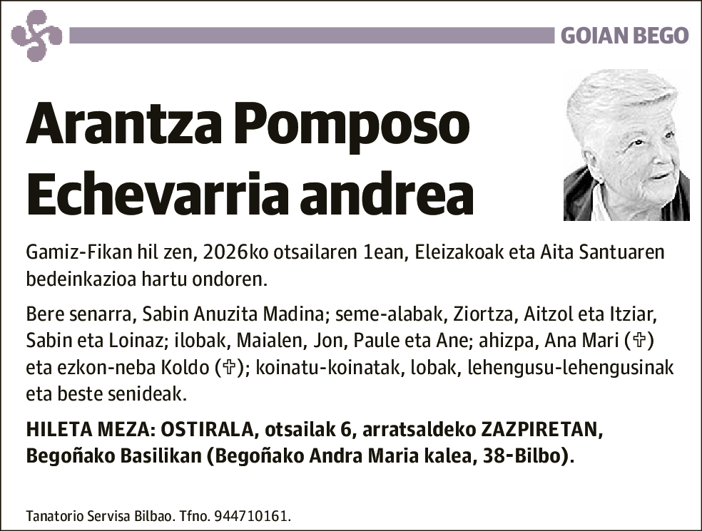 Arantza Pomposo Echevarria