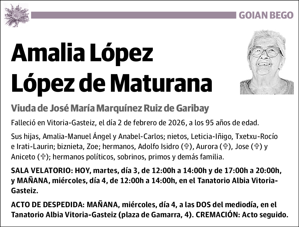 Amalia López López de Maturana
