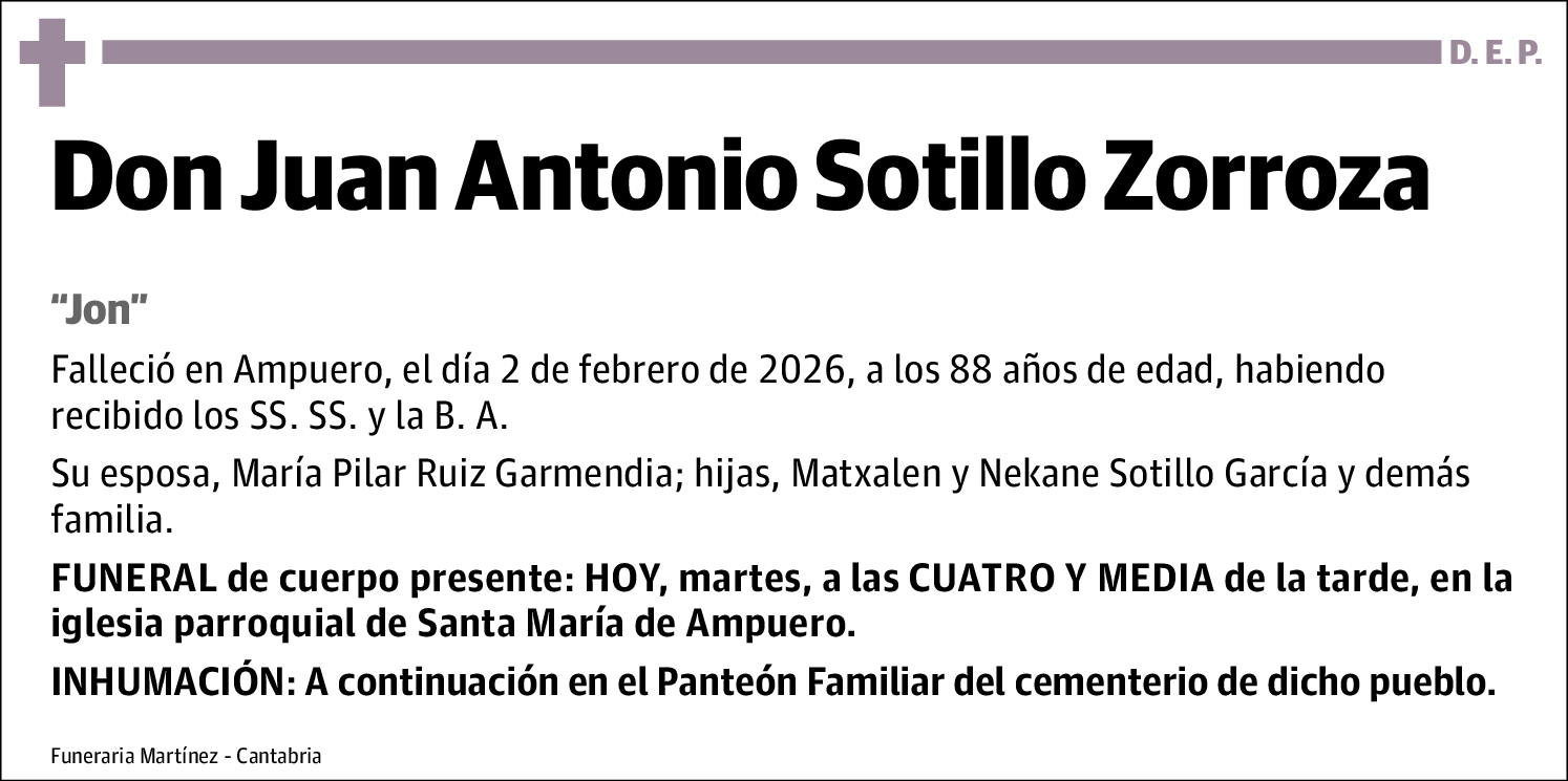 Juan Antonio Sotillo Zorroza