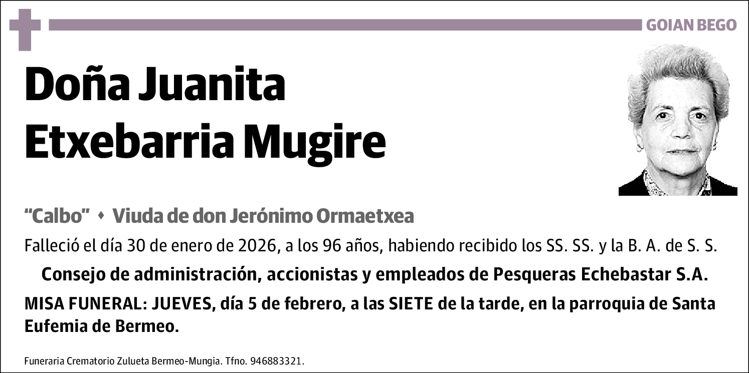 Juanita Mugire Etxebarria