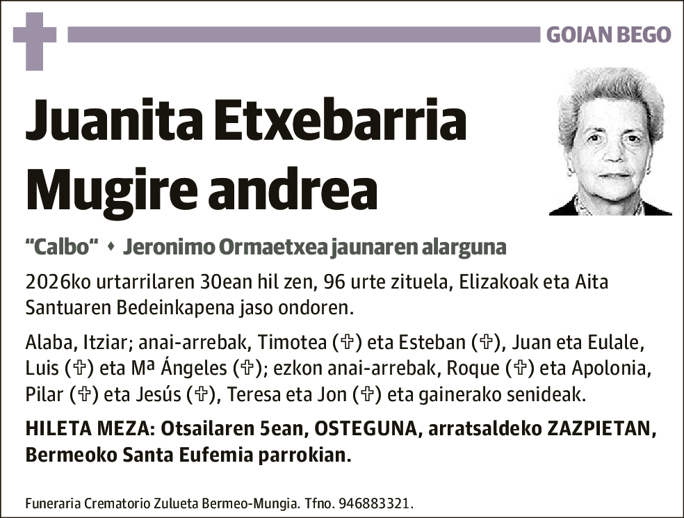 Juanita Mugire Etxebarria