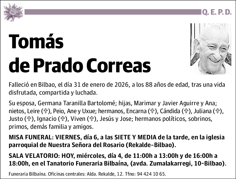 Tomás de Prado Correas