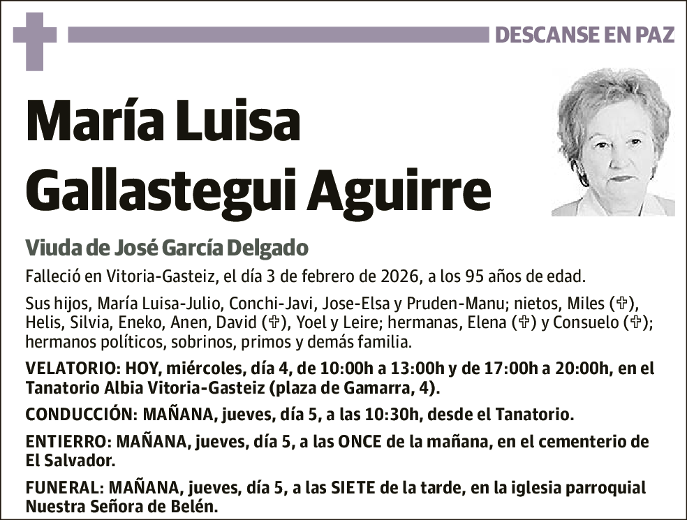 María Luisa Gallastegui Aguirre