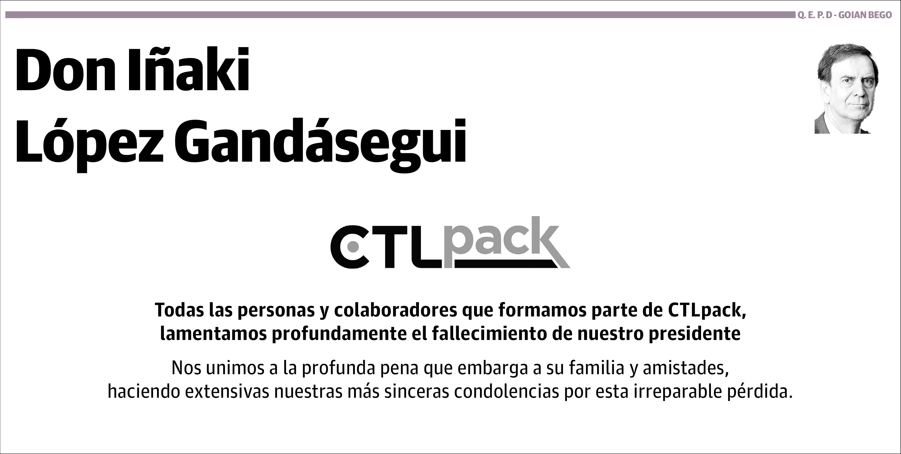 Don Iñaki López Gandásegui