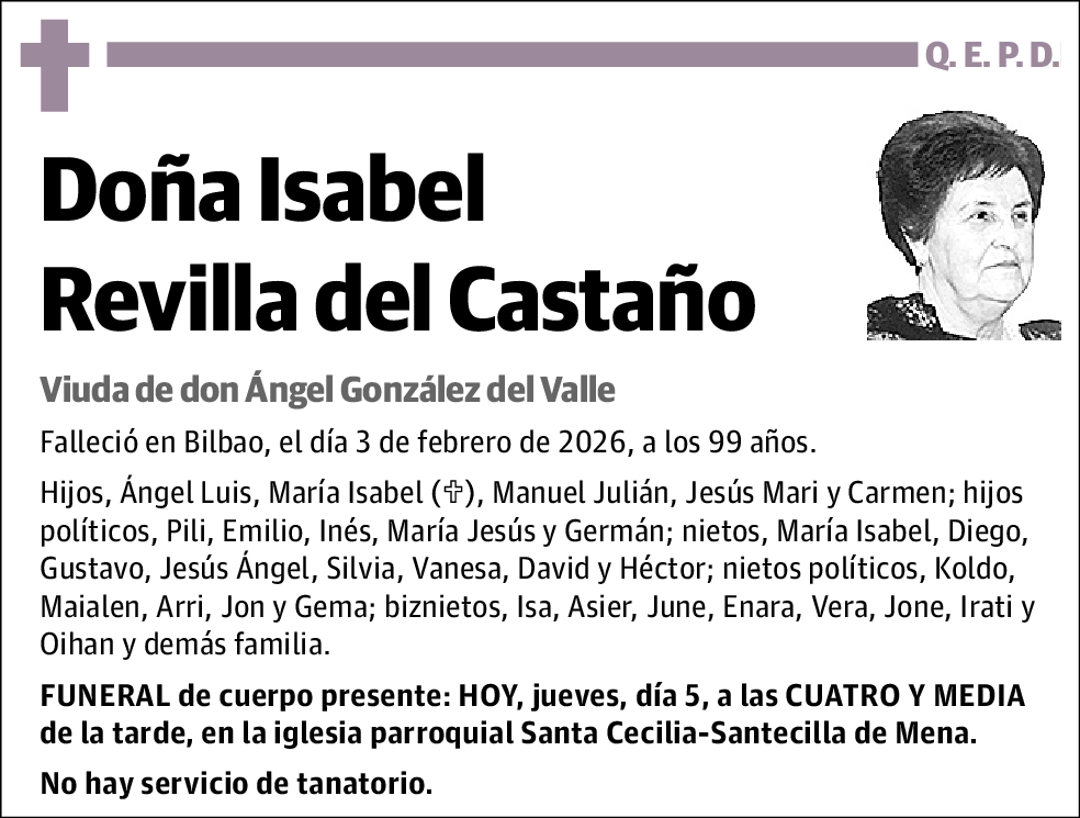 Isabel Revilla del Castaño