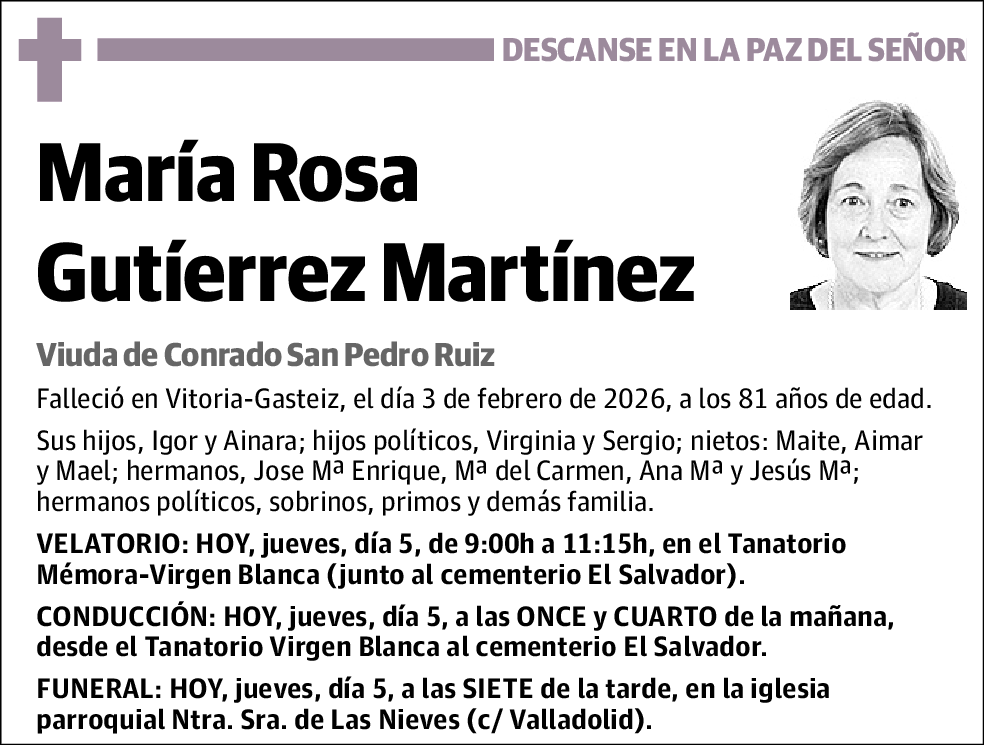 María Rosa Gutíerrez Martínez