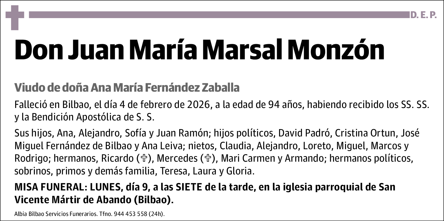 Juan María Marsal Monzón