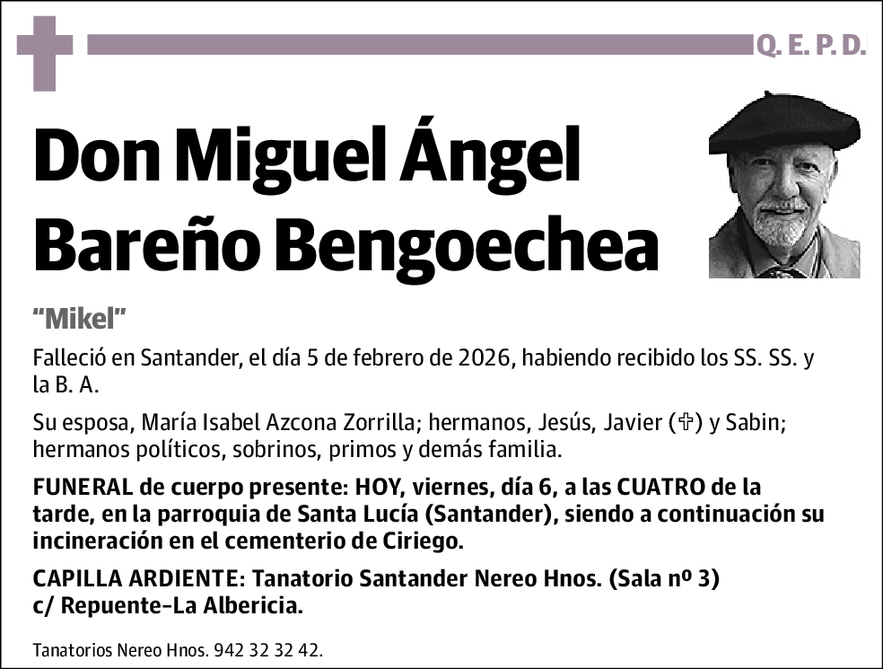 Miguel Ángel Bareño Bengoechea