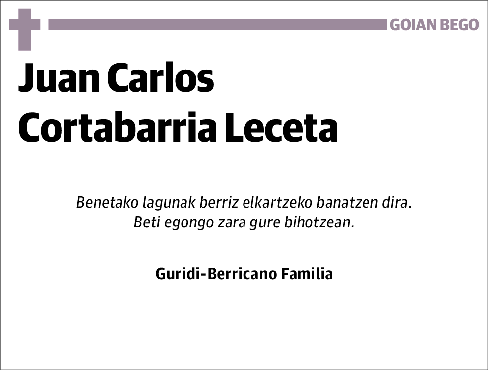Juan Carlos Cortabarria Leceta