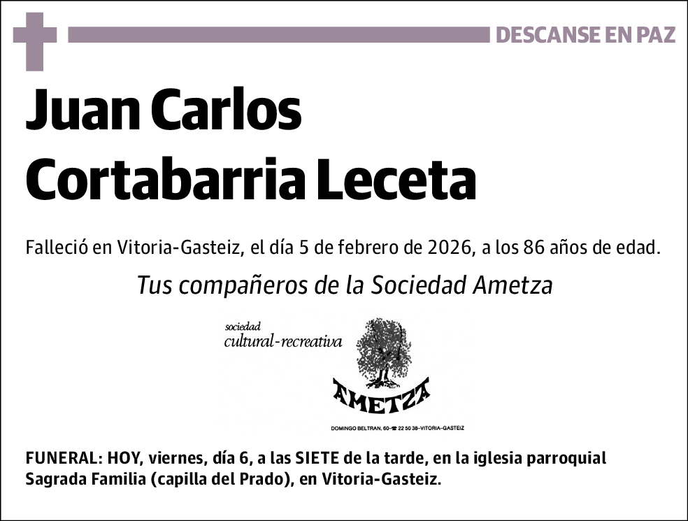 Juan Carlos Cortabarria Leceta