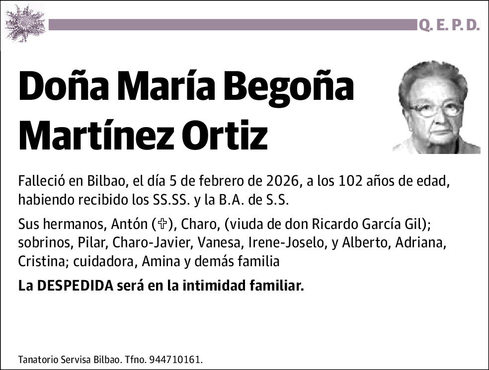 Maria Begoña Martínez Ortiz