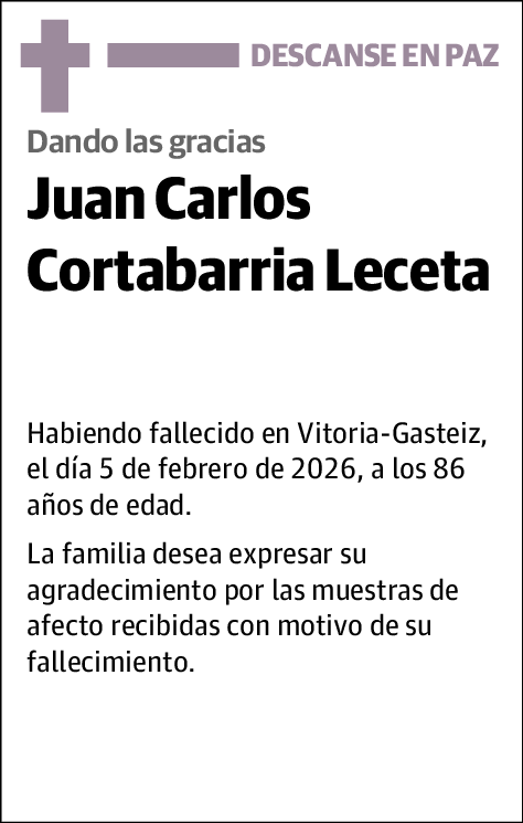 Juan Carlos Cortabarria Leceta
