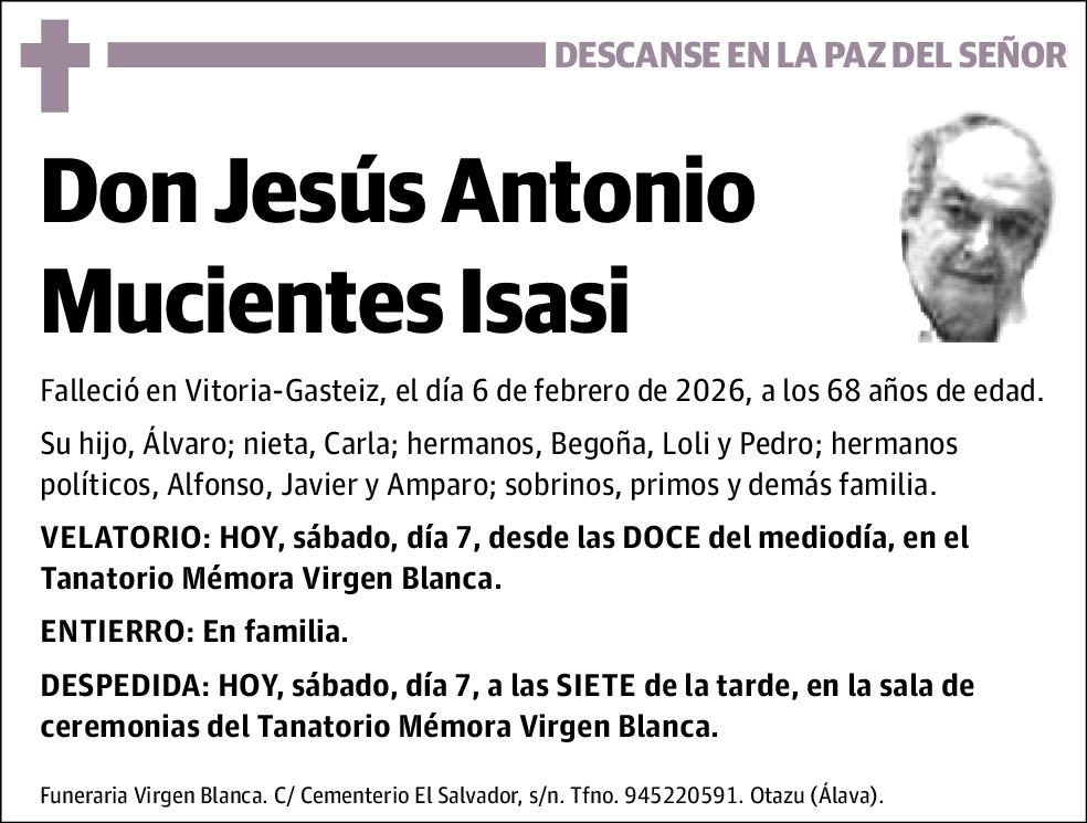 Jesús Antonio Mucientes Isasi