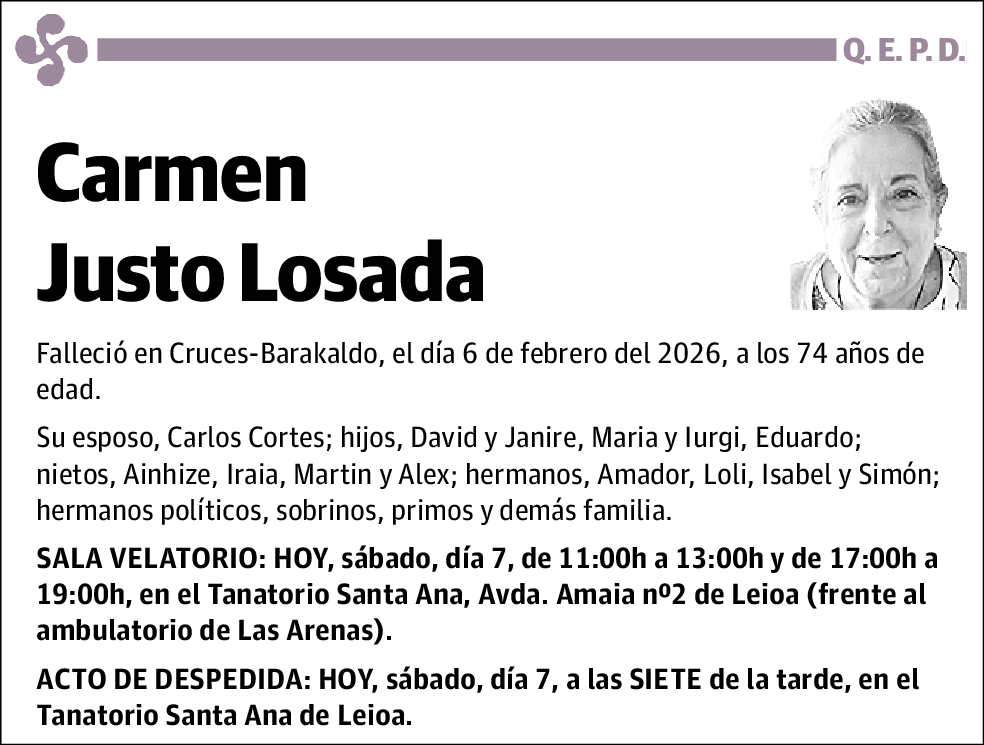 Carmen Justo Losada