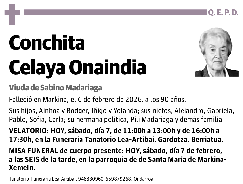 Conchita Celaya Onaindia