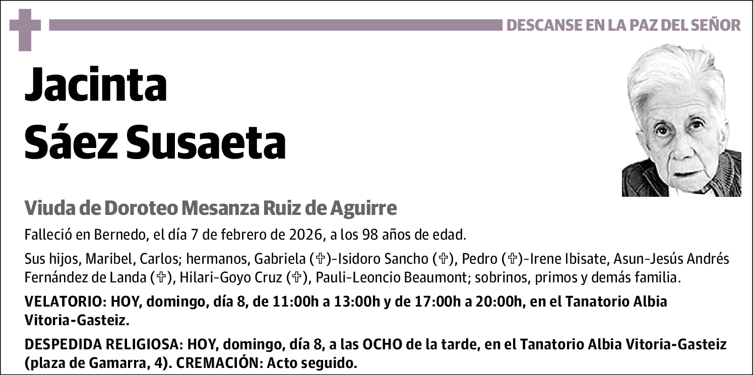 Jacinta Sáez Susaeta