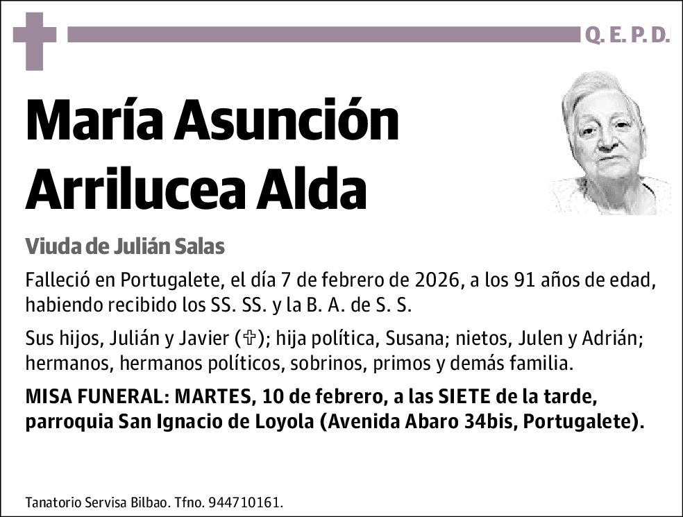 María Asunción Arrilucea Alda