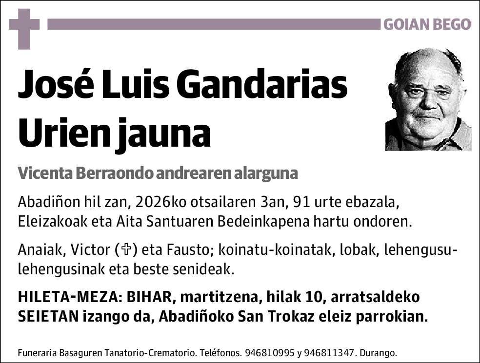 José Luis Gandarias Urien