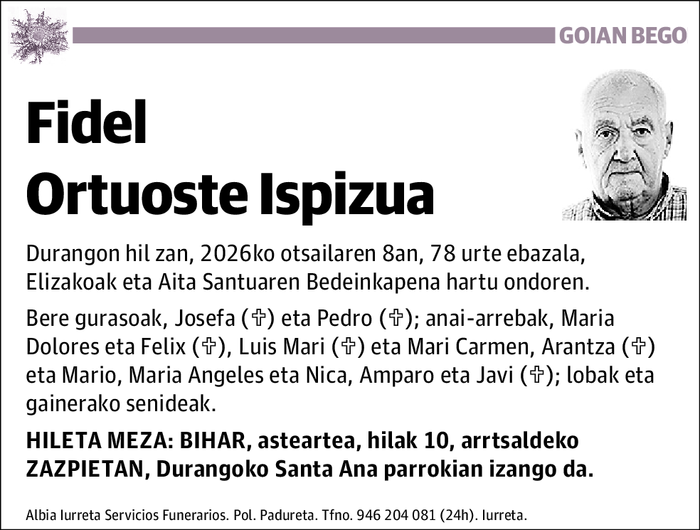 Fidel Ortuoste Ispizua