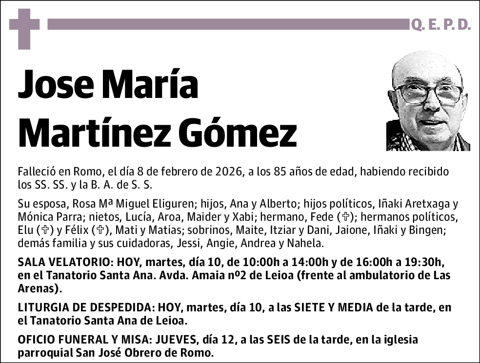 Jose María Martínez Gómez