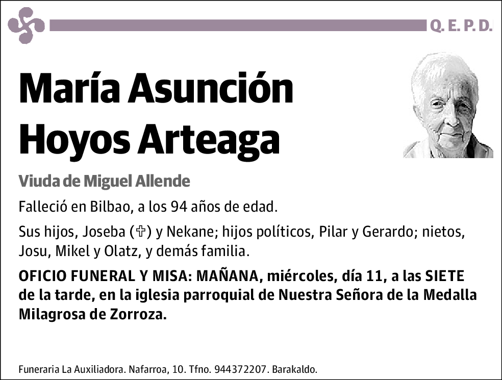 María Asunción Hoyos Arteaga