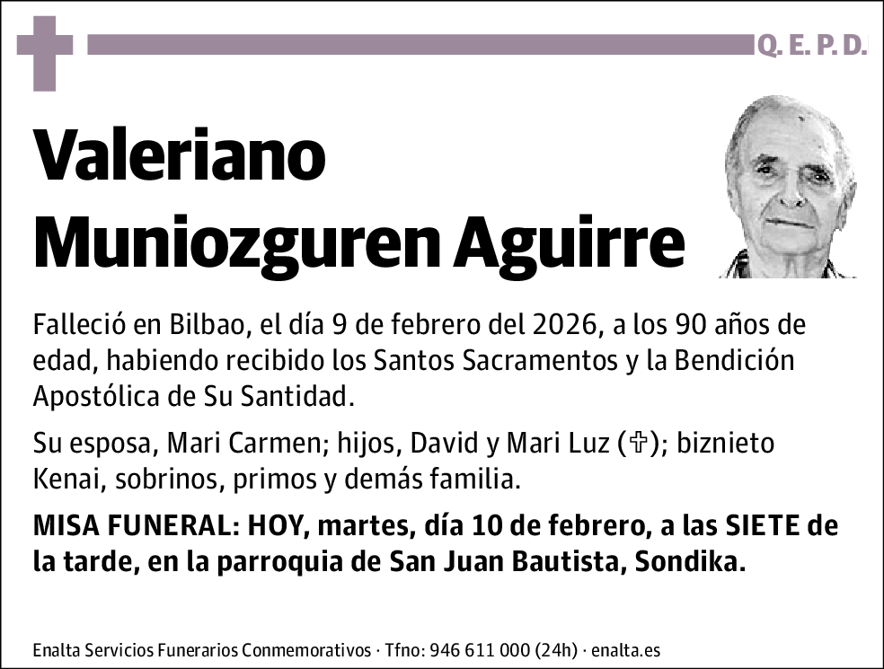 Valeriano Muniozguren Aguirre