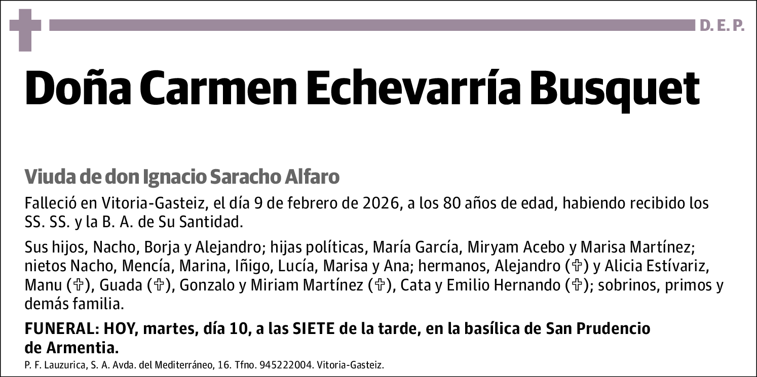 Carmen Echevarría Busquet