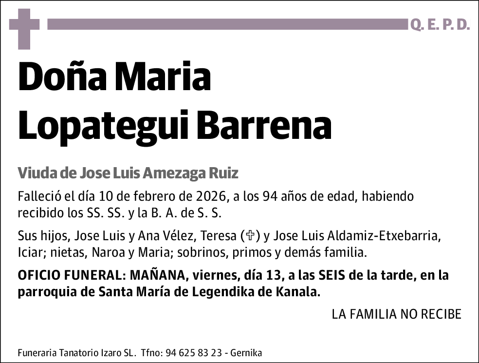 María Lopategui Barrena