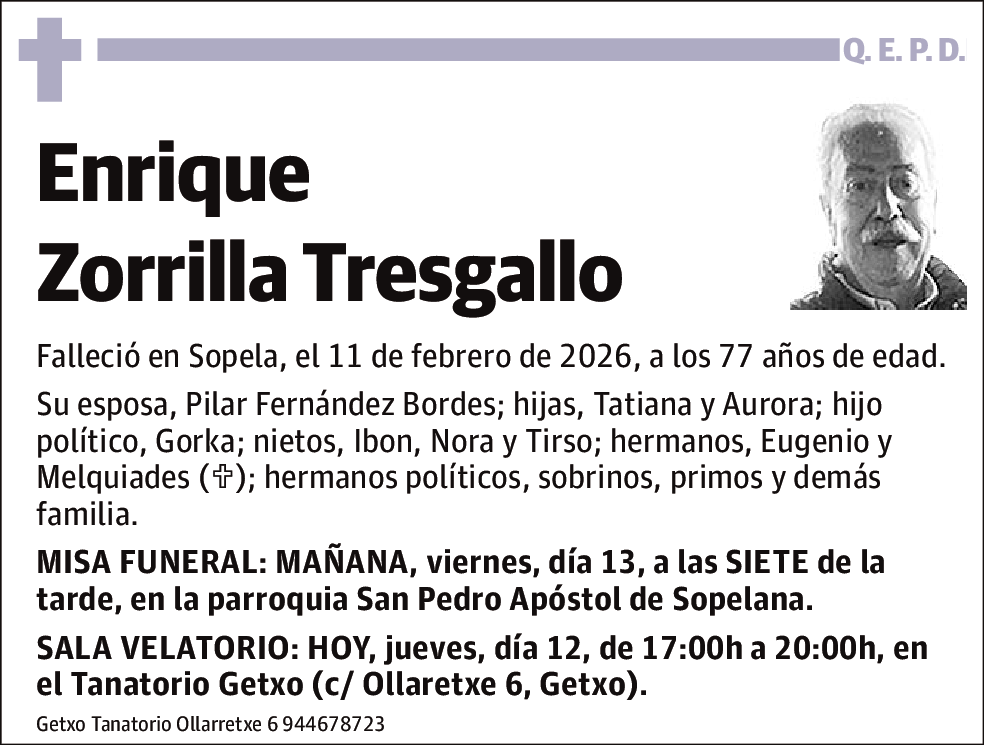 Enrique Zorrilla Tresgallo